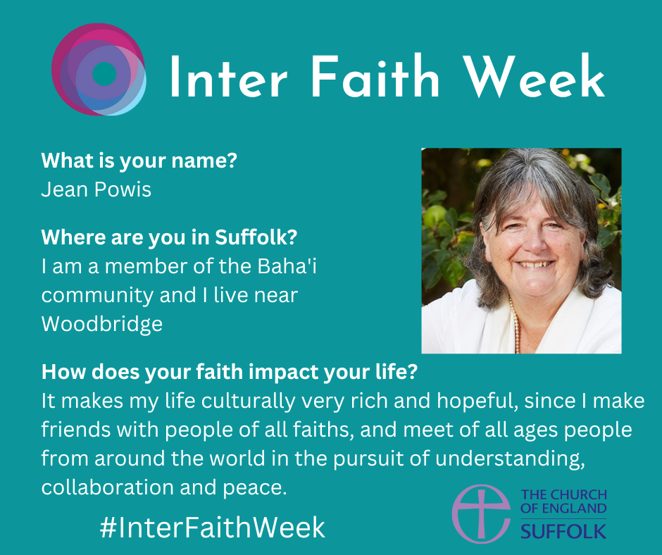 Inter faith social media graphic Bahai